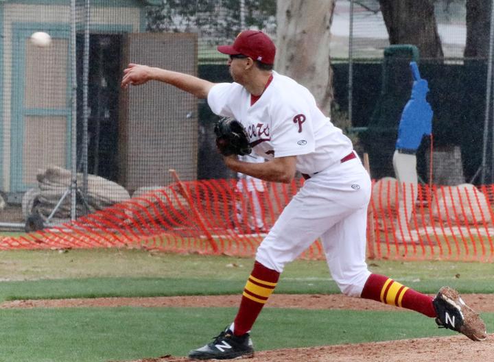 Patrick Pena is PCC baseball's new single-season pitching wins leader.