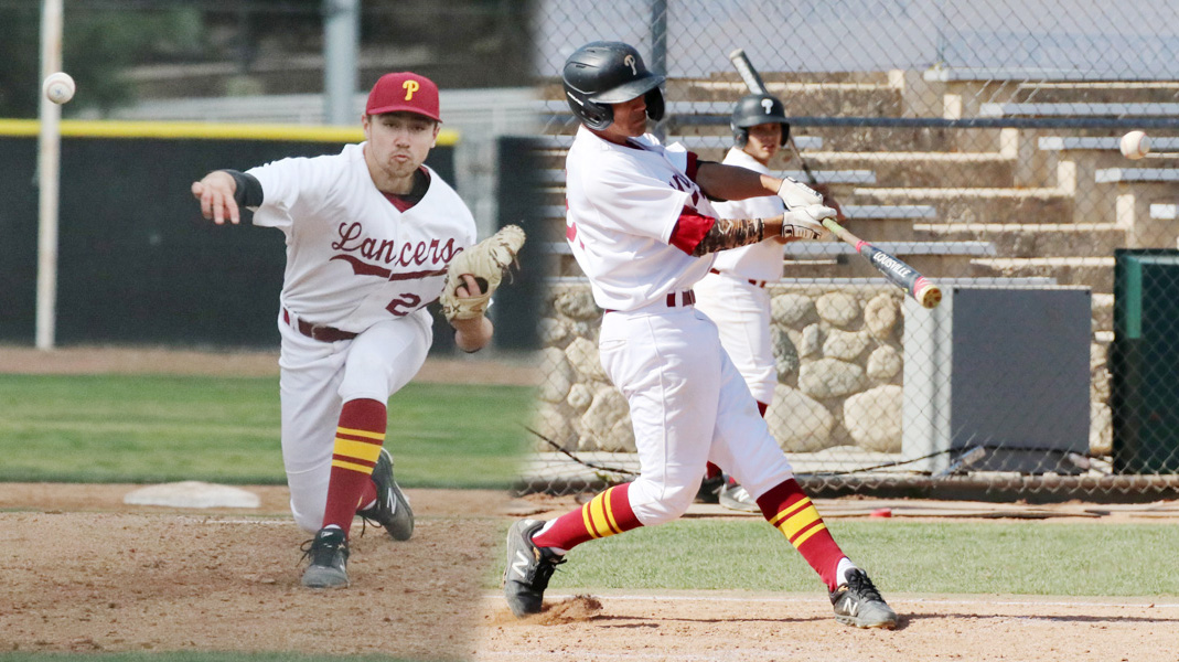 South Coast Conference Pitcher of the Year Gordon Ingebritson and Co-North MVP Gabriel Arellano.