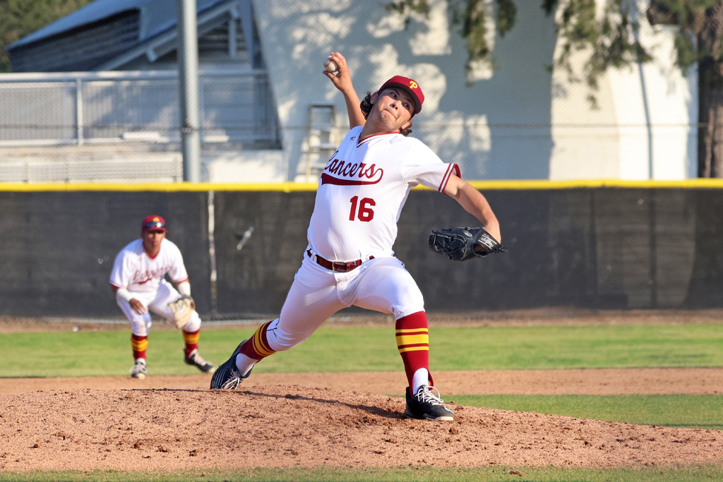 Rider Gardner leads the state in saves for the PCC baseball team (photo by Richard Quinton).