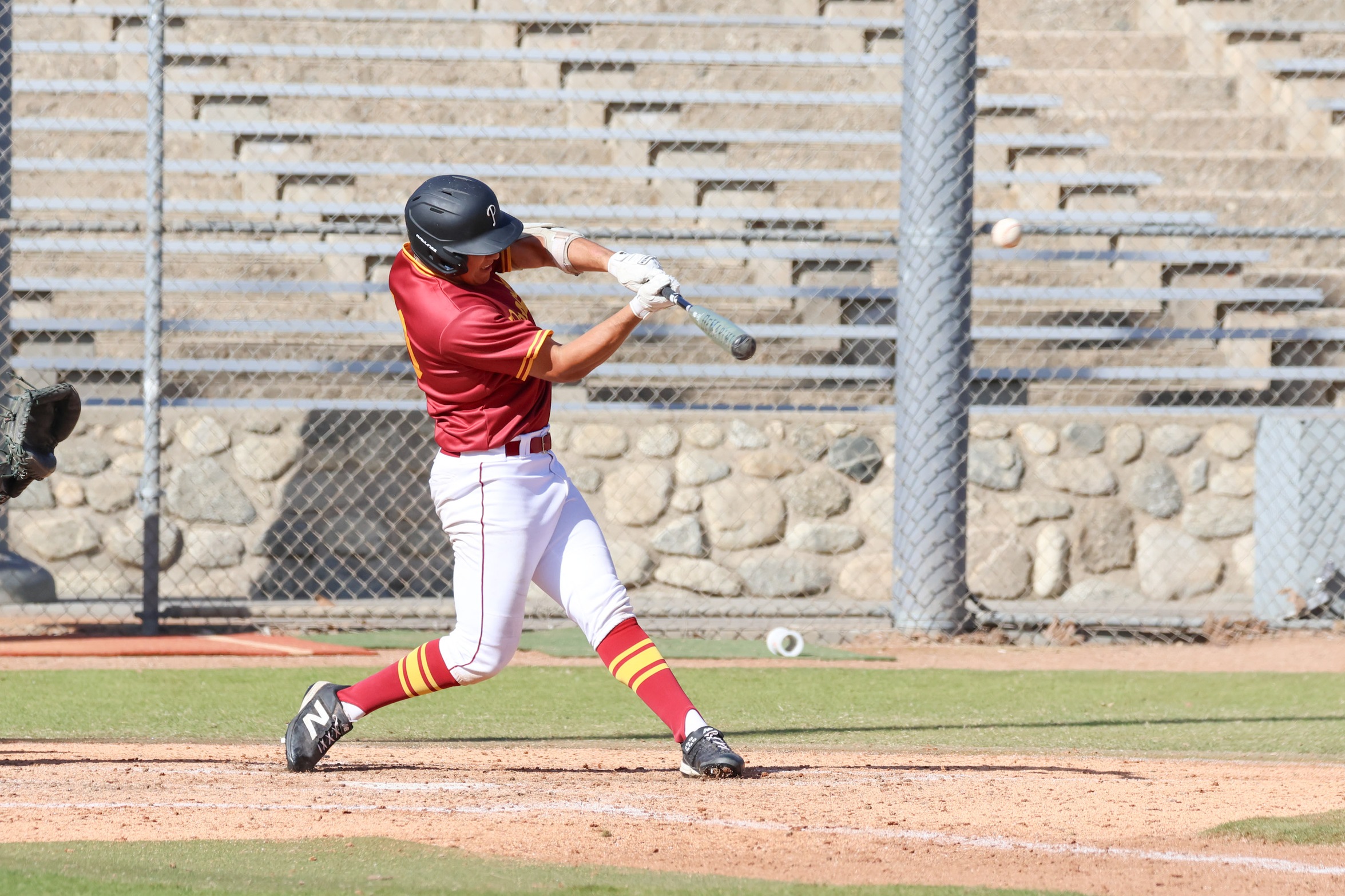 Jacob Escamilla has been swinging a power bat of late for the Lancers (photo by Richard Quinton).