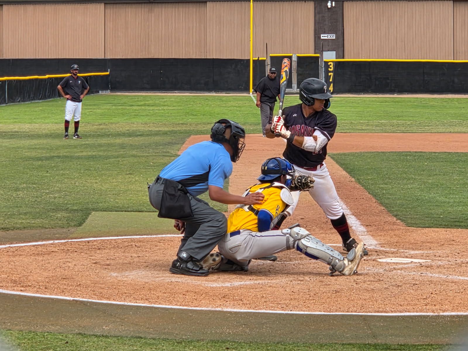 Joaquin Salcedo during PCC's win over LA Harbor on Friday.