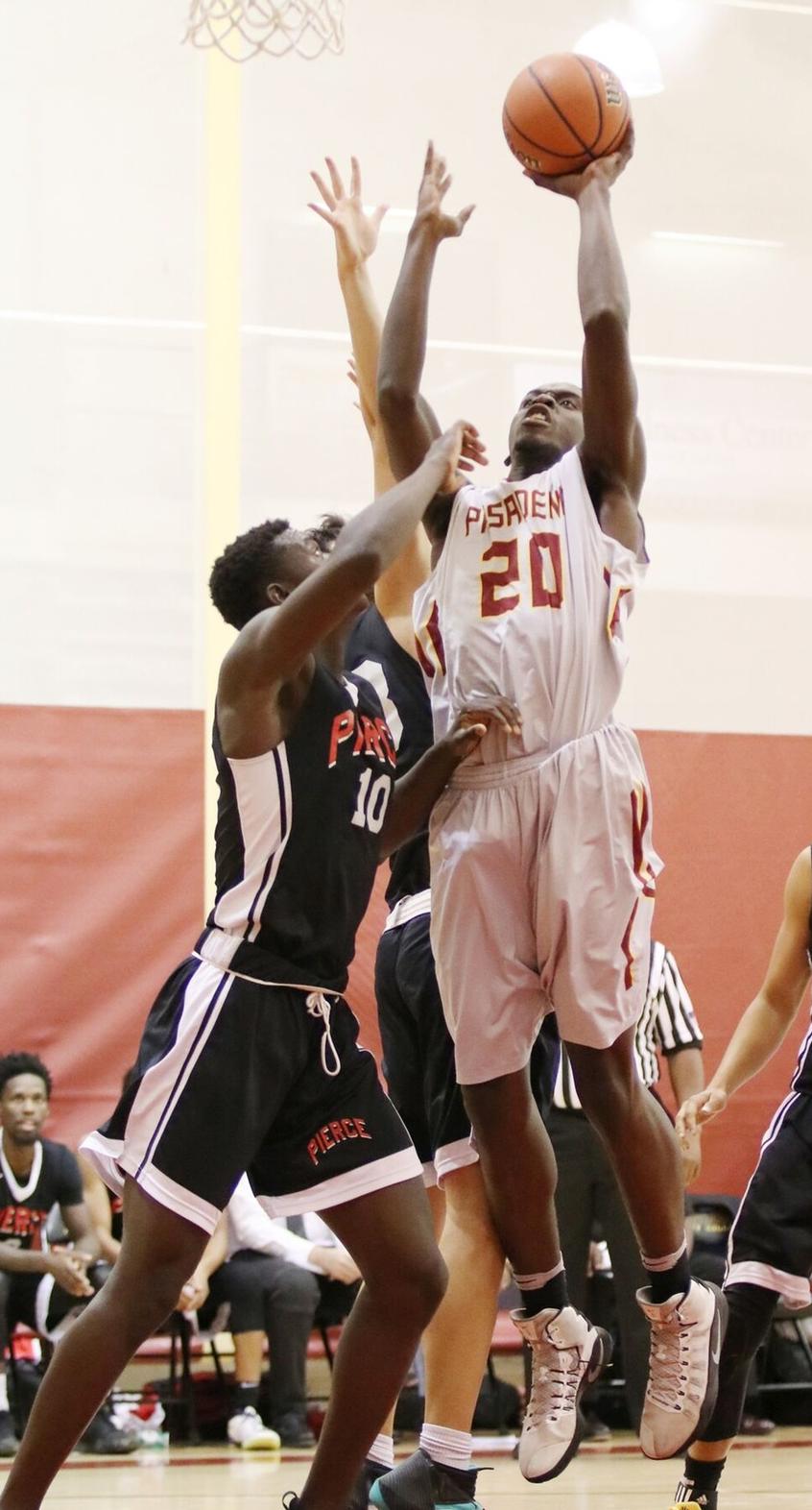 Lancer Jordan Simpson goes up for a shot attempt in a recent game.
