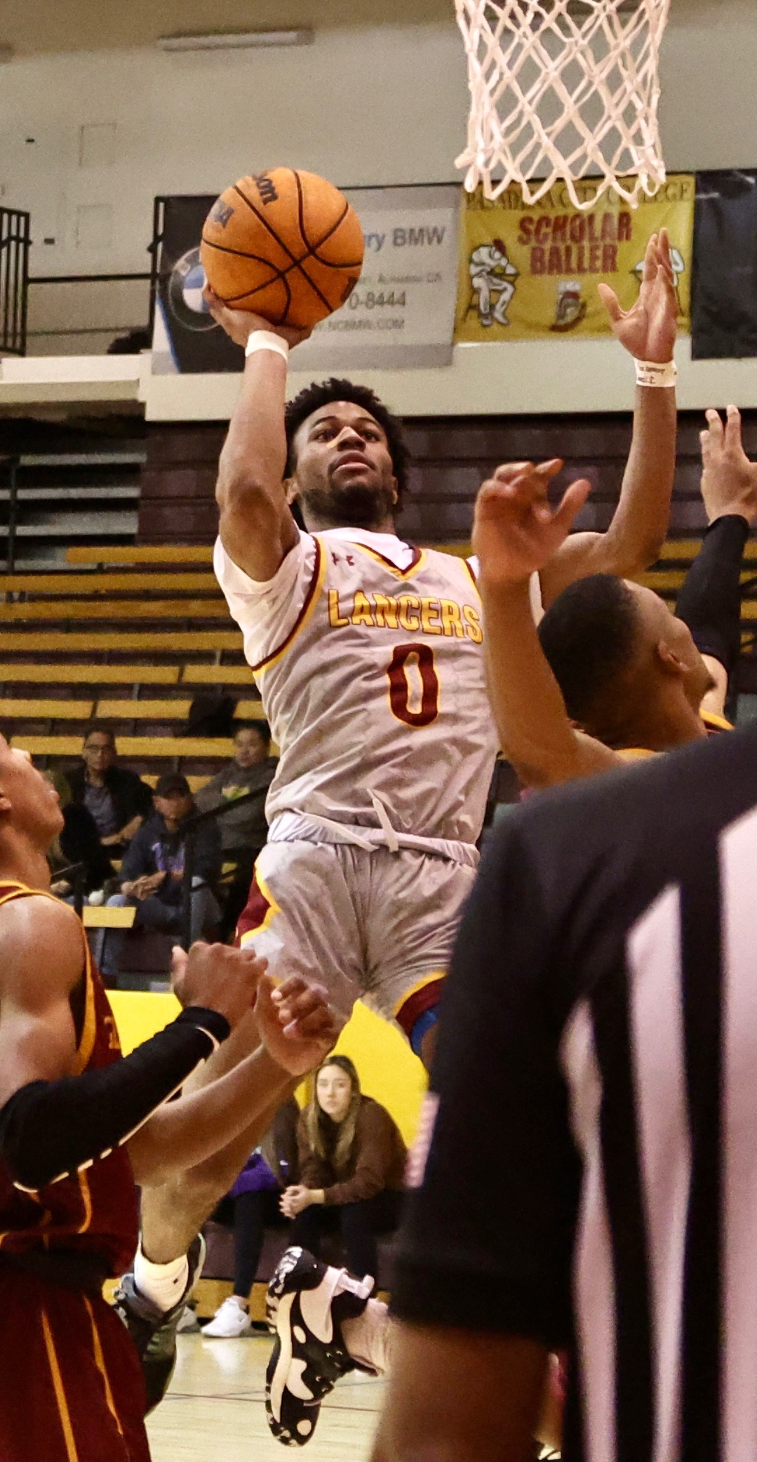 Rande Harper puts up a shot in a recent Lancers game.