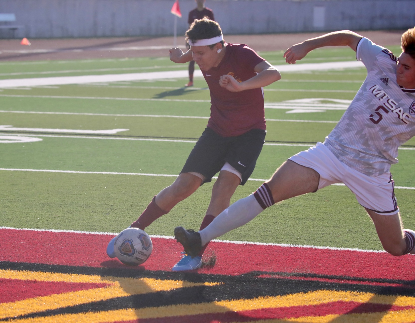 Martin Manzanilla in action during a recent Lancers game.