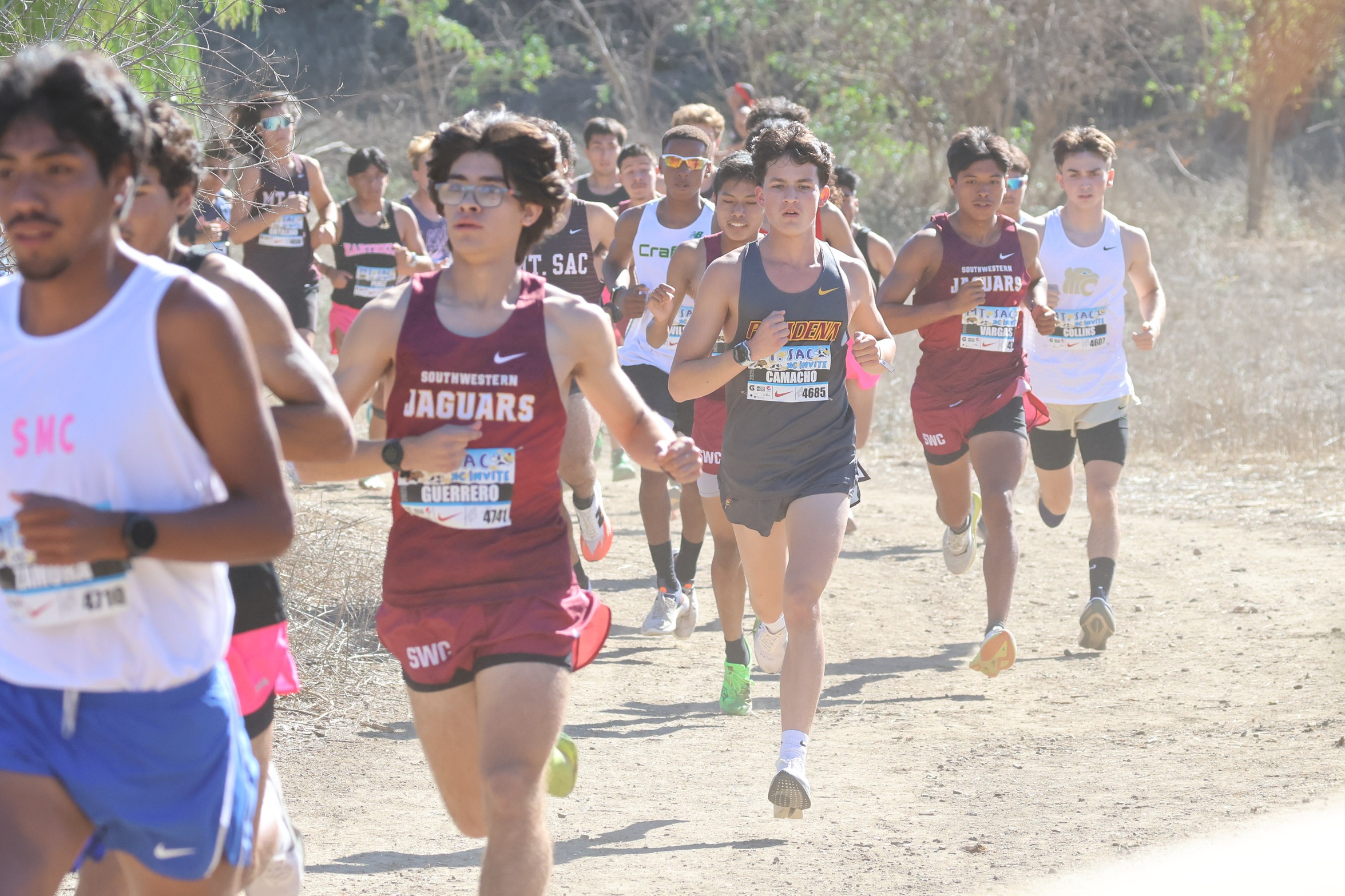 Danny Camacho had PCC's best time at the Mt. SAC Invite (photo by Richard Quinton).