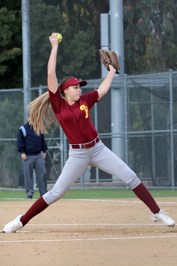 Angel Wintercorn returns to the pitching circle for the Lancers 2018 softball team.
