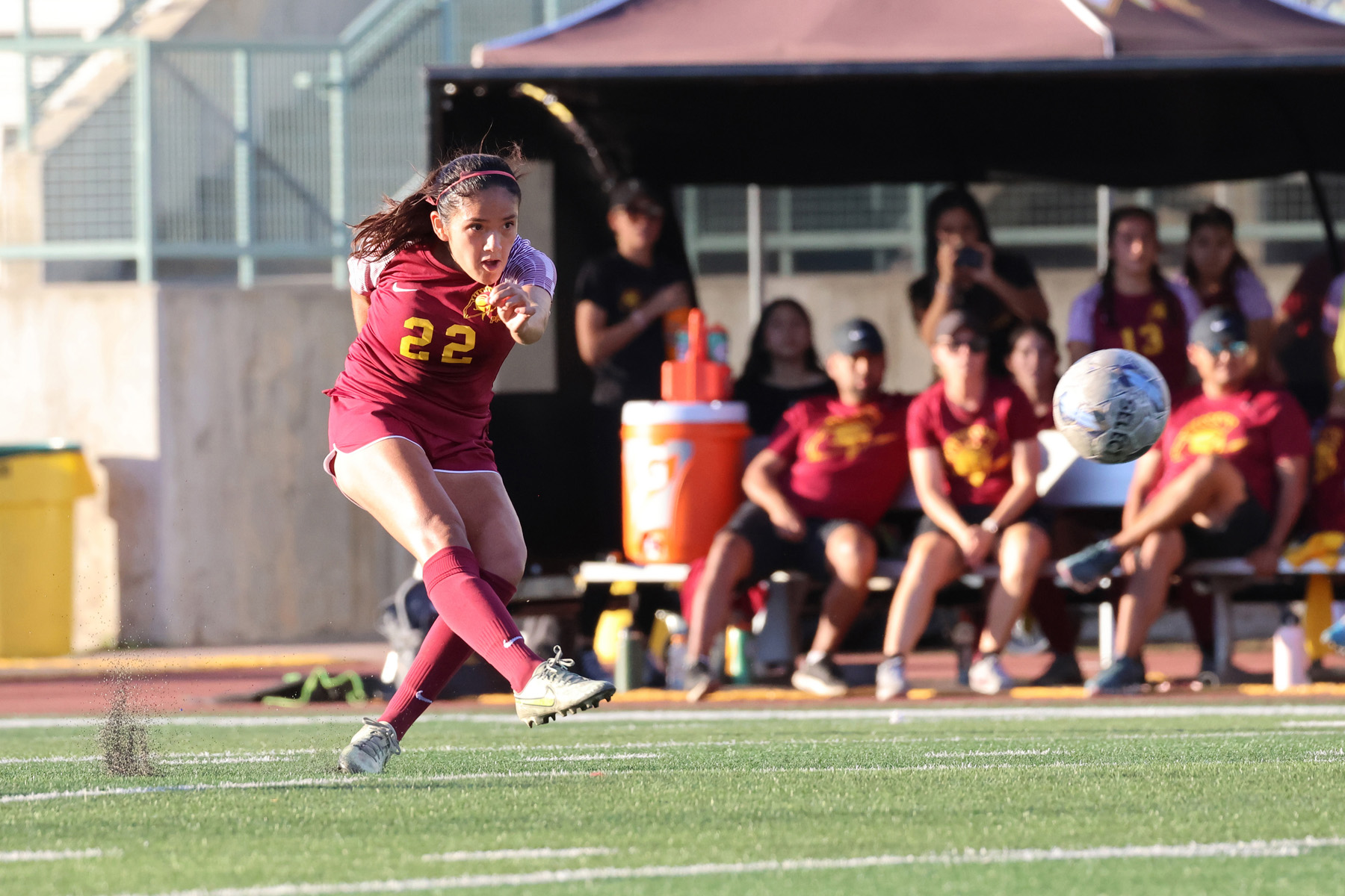 Charlie Gallardo returns to lead the Lancers women's soccer team in 2024.