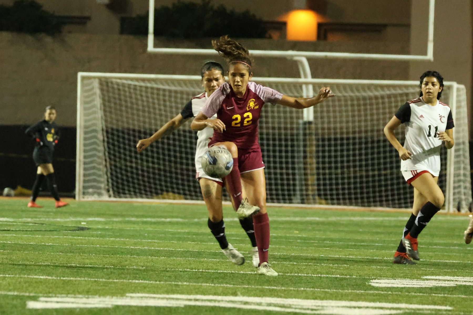 Charlie Gallardo scored two goals and an assist v. Compton (photo by Richard Quinton).