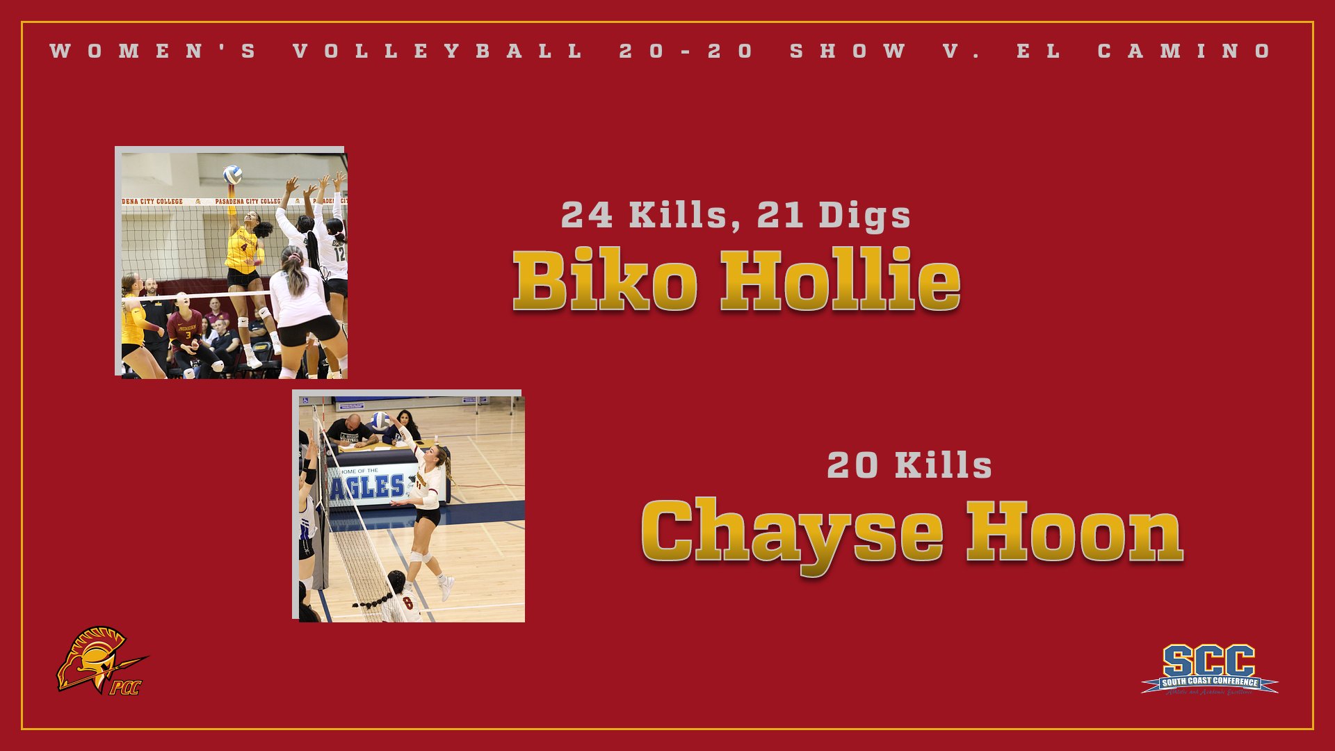 It's 20-20 Vision In Women's Volleyball Win