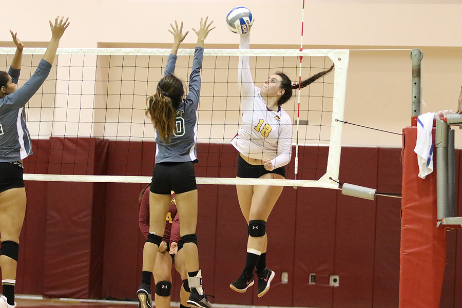 Lancer Camille Ferguson has been a key performer of late and helped PCC sweep Mt. SAC on Friday night.
