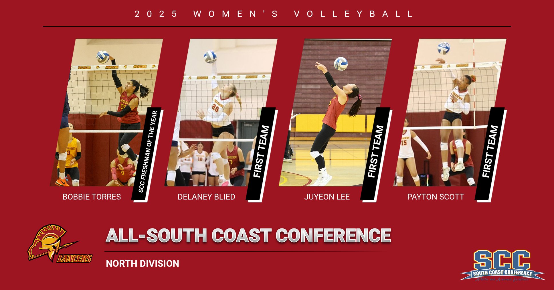 Women's Volleyball Earns #12 Seed, Bobbie Torres SCC North Freshman of the Year