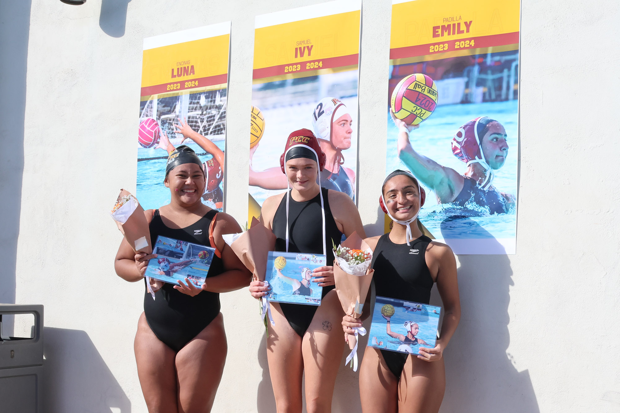 Sophomores Luna Encinas, Ivy Samuel and Emily Padilla (photo by Richard Quinton).